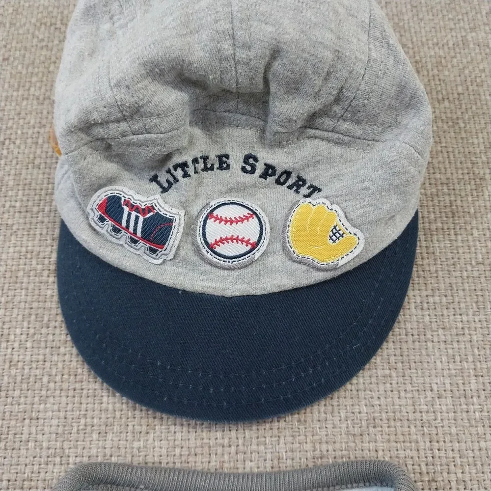 Toddlers Infant Little Sport Hat And Mr. Big Shot Pull-Over Jacket 3-6 Months